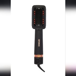 ✨️SOLD ✨️amika double agent 2 in 1 straightening blow dryer brush